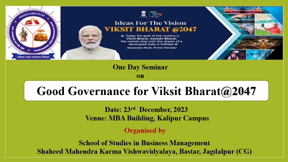 One Day Seminar on Good Governance for Viksit Bharat@2047